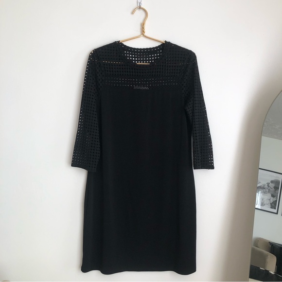 Black Mesh Michael Kors Dress - Picture 1 of 7